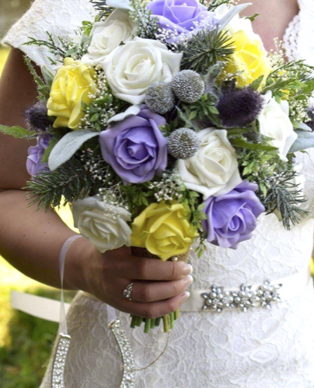 Lavender & Lemon Bridal Bouquet